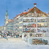 옛날 도시의 시설