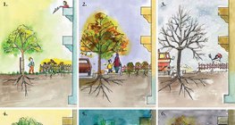 都市の木の生活