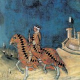 西蒙尼：古岛瑞奇法格利诺的马术肖像（1328年，文艺复兴）