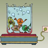 高温端的粒子运动更加剧烈