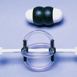 乙炔分子的空间填充以及球棒模型