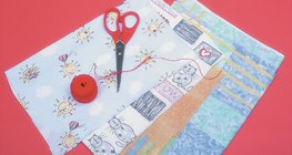 製作布畫 - 第1步