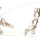 铅球运动员加速投球