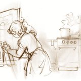 热汤，冰镇果汁