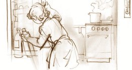 热汤，冰镇果汁