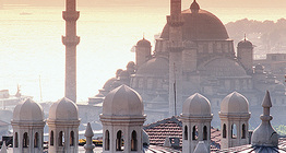 伊斯坦布爾及其清真寺的景觀