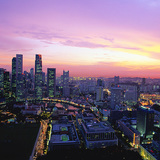 日落中的新加坡