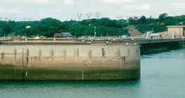 法国的潮汐发电站