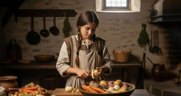 盛大的宴会和农庄