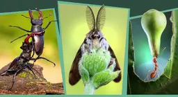 Insects in the forest