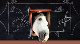 藝術中表達的典型動物。