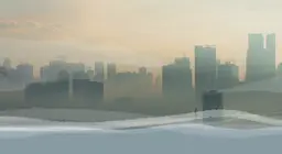 Cities shrouded in smoke