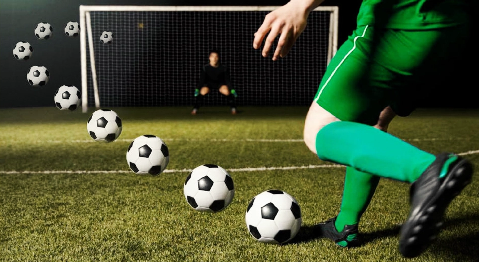 “类似这样的弯曲...” - 足球里的物理学