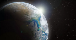 与旋转地球互动