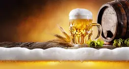 Beer, bread in a bottle