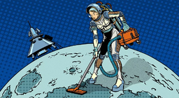 我們可以在月球上吸塵嗎？