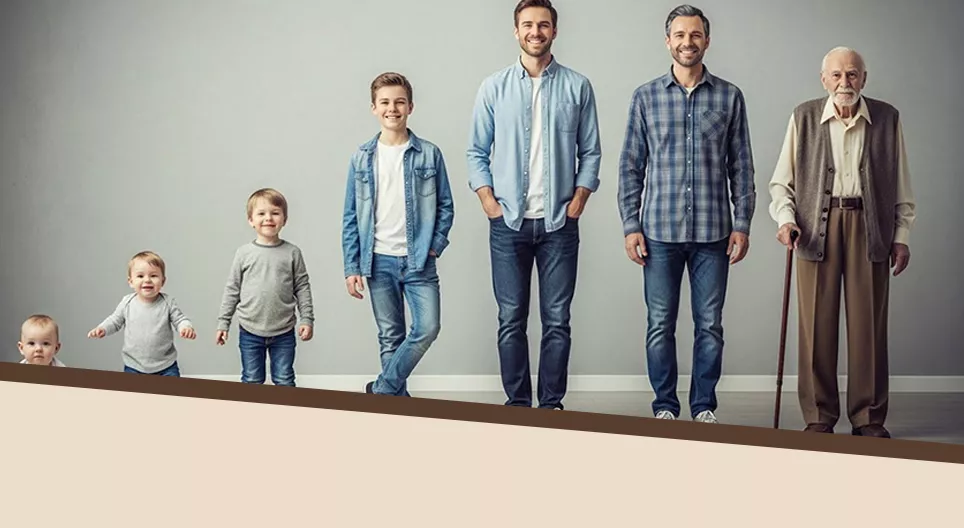 Life journey from birth to the present