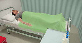 Urinary catheterization (male patient)