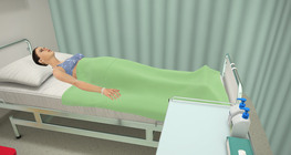 Urinary catheterization (female patient)