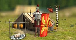 古代ローマの戦士 (紀元前1世紀)