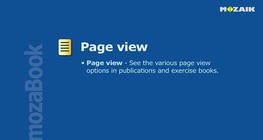mozaBook - 頁面視圖