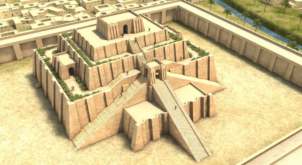 金字形神塔（乌尔，公元前3000年）