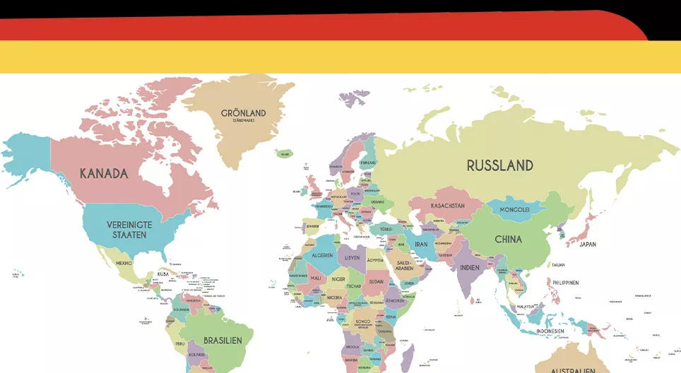 Ländernamen und deutschsprachige Regionen
