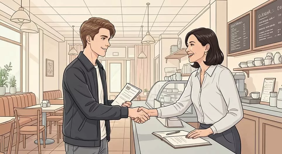 咖啡馆的求职面试