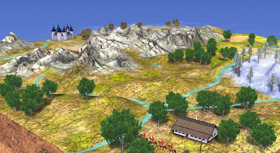 勇敢的约翰，骠骑兵的路线