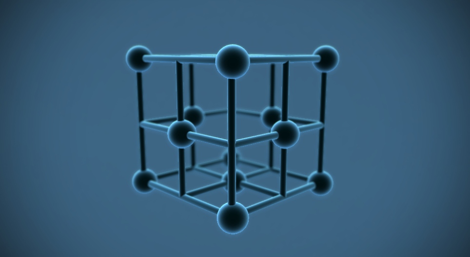面心立方金属晶格