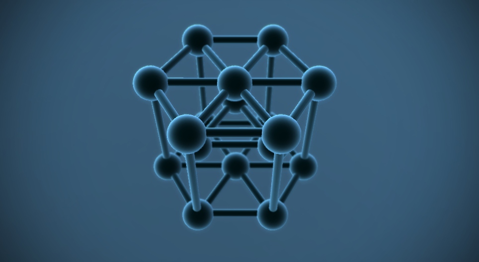 六边形金属晶格