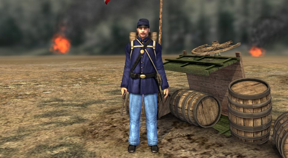 美国南北战争中的士兵